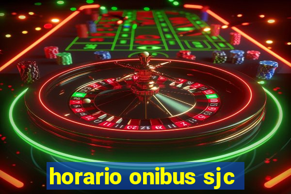 horario onibus sjc