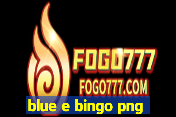 blue e bingo png