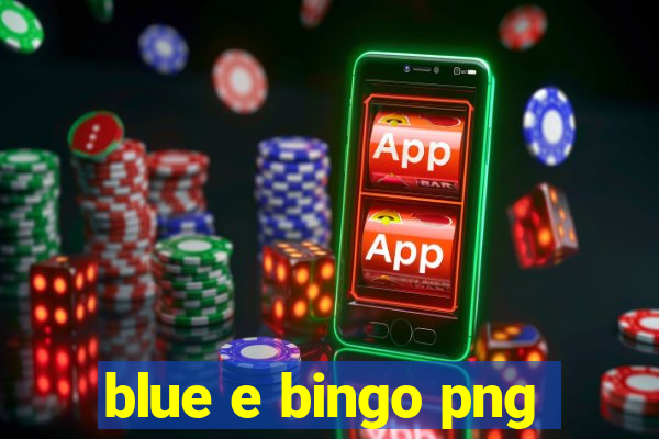 blue e bingo png