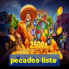 pecados lista