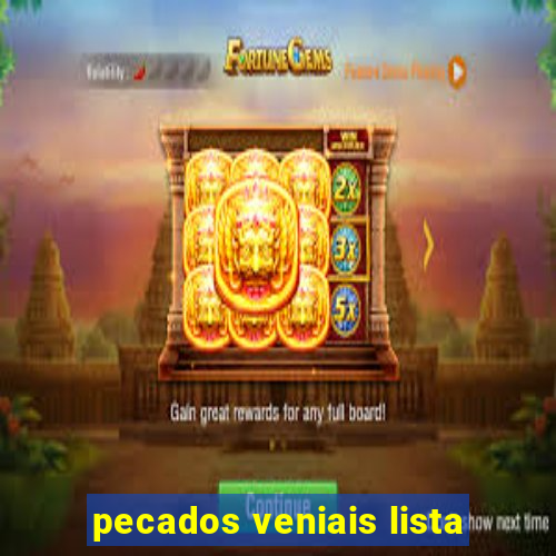 pecados veniais lista