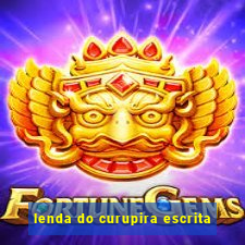 lenda do curupira escrita